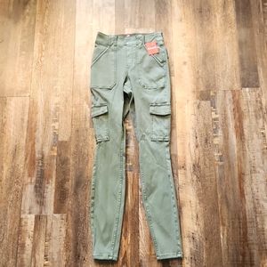 Women's XS SPANX cargo pants sage green